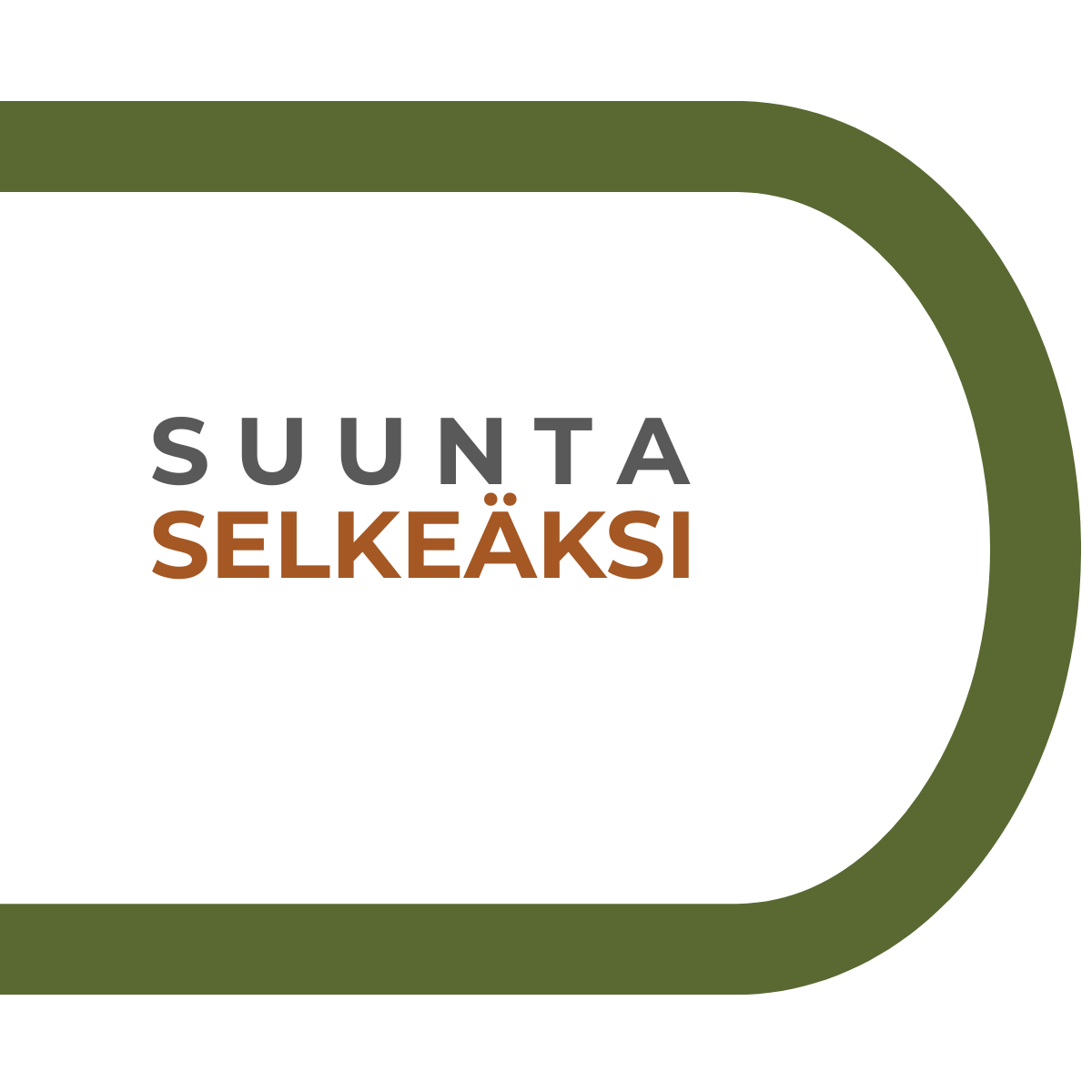 Suunta selkeäksi -sloganin kuvio kertoo Tohdit.co Suuntamallin ideologiasta yhteisen suunnan selkiytymisestä